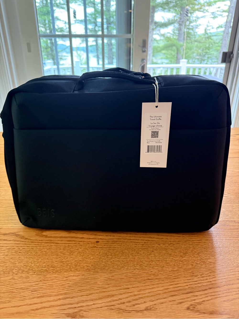 BEIS Black- The Ultimate Travel Duffel